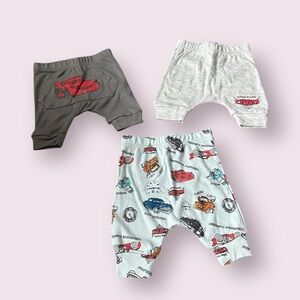 Disney Pixar Baby Set Of Three Cars Pants Size Newborn